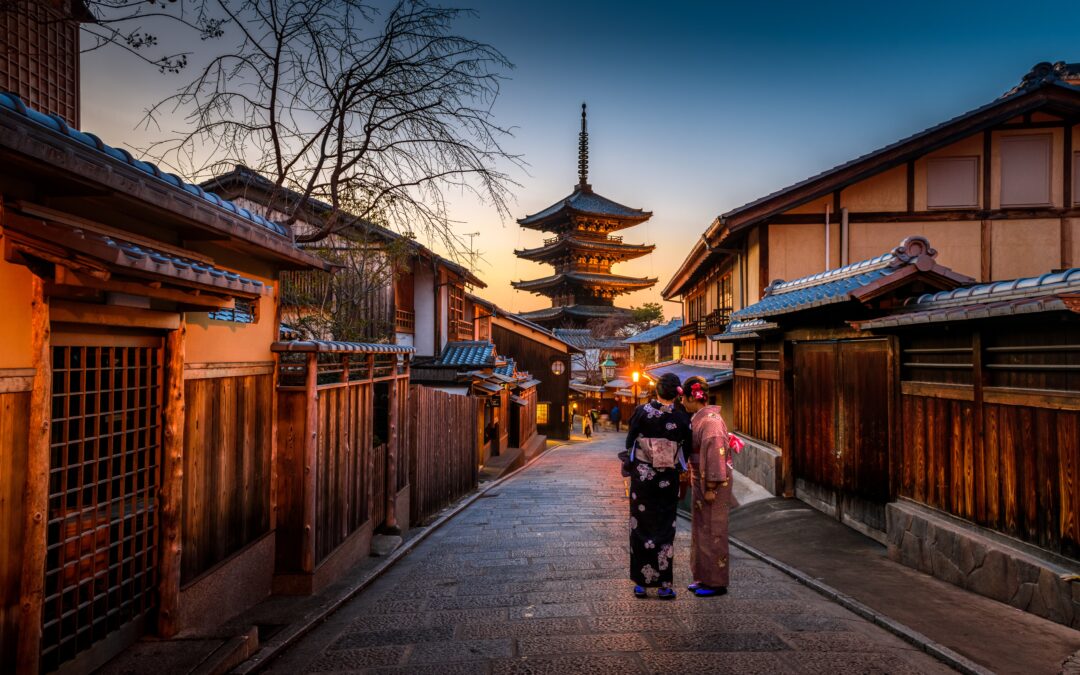 Florece Sangri-La en Kioto